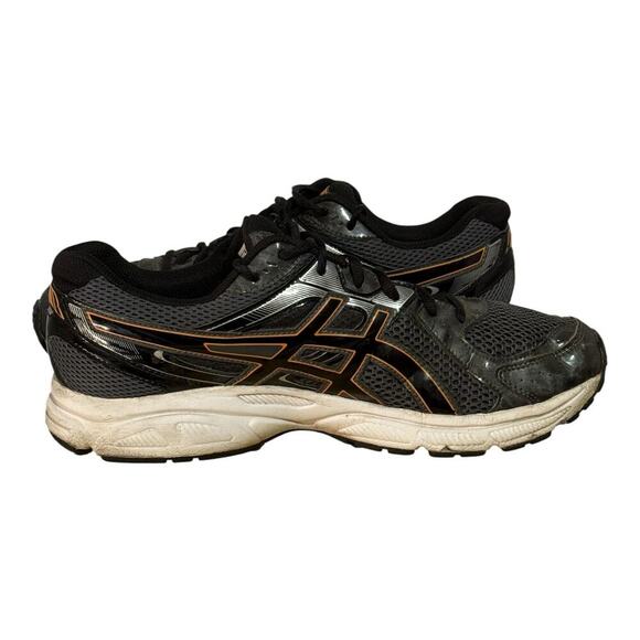 ASICS Gel-Contend 2 Men’s Running Shoes Black Orange Size 11.5 Athletic Comfort - Picture 7 of 8